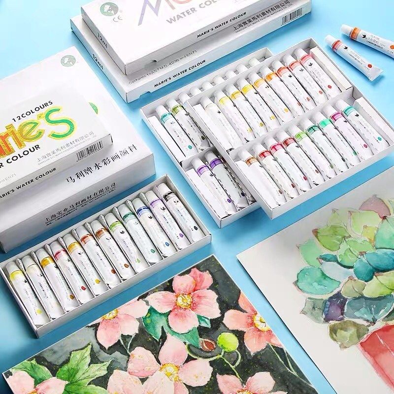 速发上利包儿水彩颜装套料单盒12 18 24 6色邮童学生初学者,淘宝优惠券,粉丝福利购,淘宝优惠卷