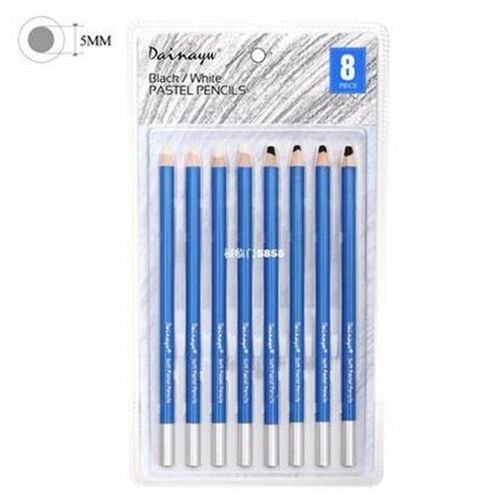 极速Daincayw 12 Colors Professional Soft Pastel Pencils Wood - 图2