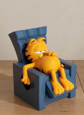 卡通大加菲猫电影周边桌面办公室卧室玄关装饰品搬家乔迁礼物摆件