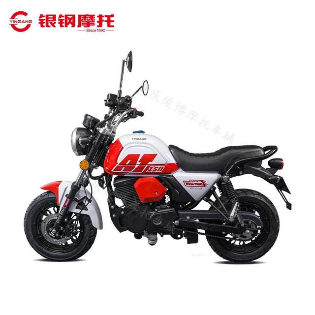 Silver Steel AT150 motorcycle automatic transmission ABS mini retro motorcycle cross-ride rack car continuously variable speed scooter