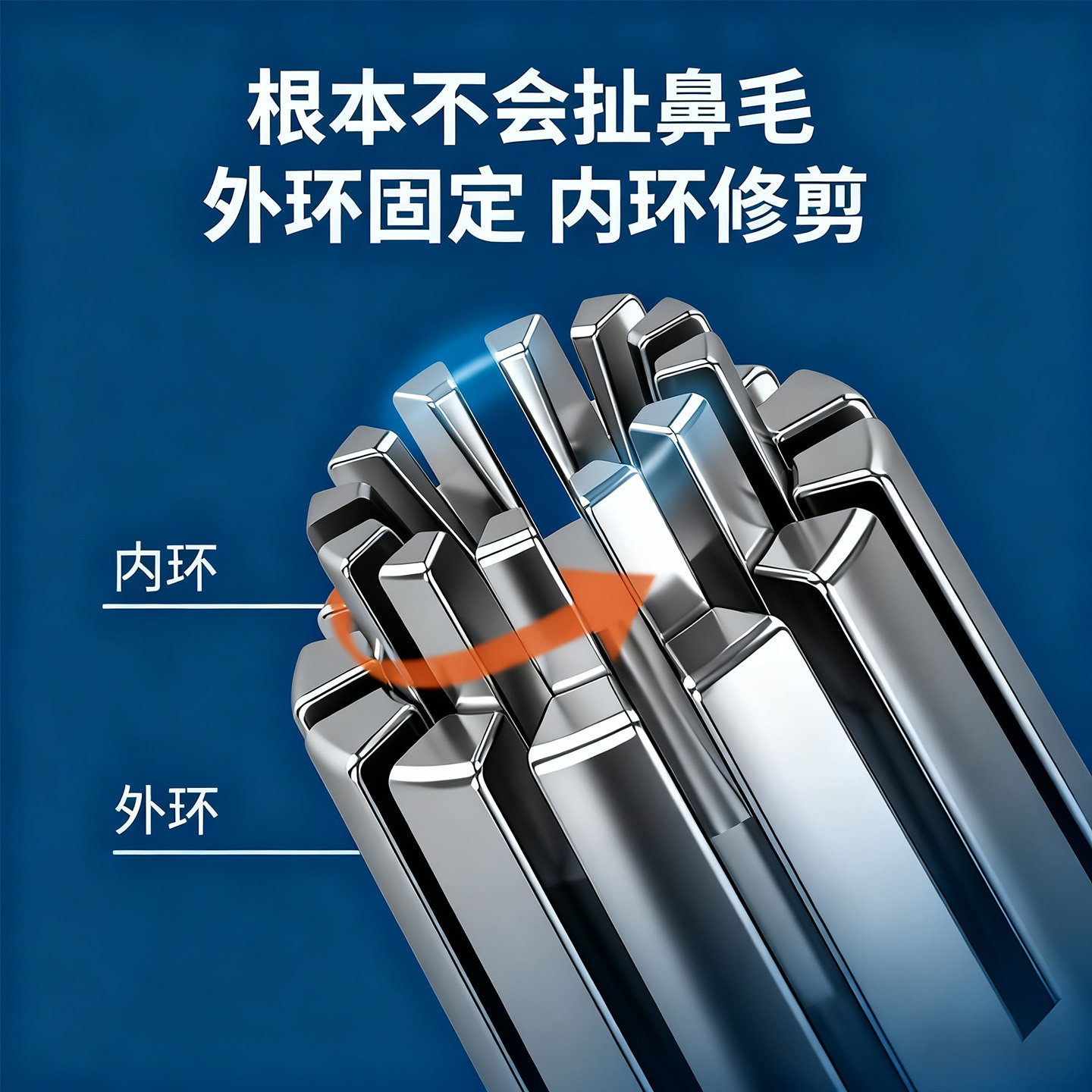 鼻毛修剪器男士专用剪刀修鼻德国进口材质剪去鼻毛神器鼻孔清理器,淘宝优惠券,粉丝福利购,淘宝优惠卷