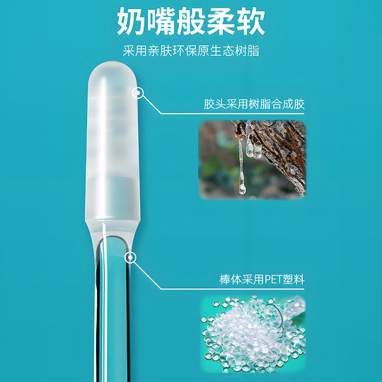 Once stuck, it will clean without hurting the ears