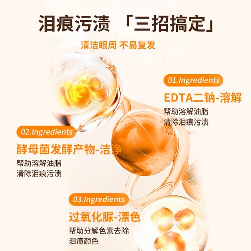 派迪诺狗狗去泪痕猫咪泪痕神器眼部护理犬专用去除液非宠物眼药水 - 图1