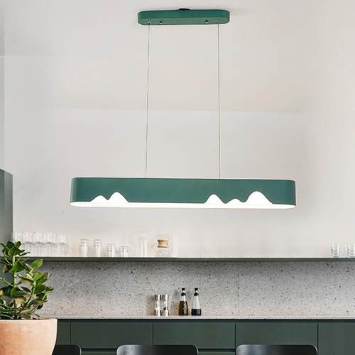 长条创意led灯具工业风北欧吊灯创意个性简约现代饭厅书桌餐厅灯 - 图2