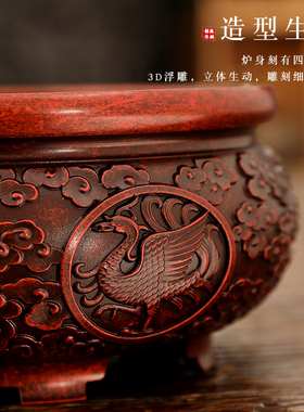 速发纯铜聚宝盆招财摆件黄用中式客厅玄关大号聚财家铜米缸工艺装