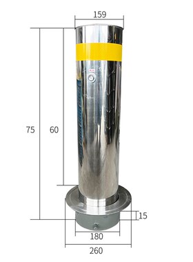 304不锈钢警示柱 路桩反光立柱 挡车防撞阻车器手提活动预埋停车