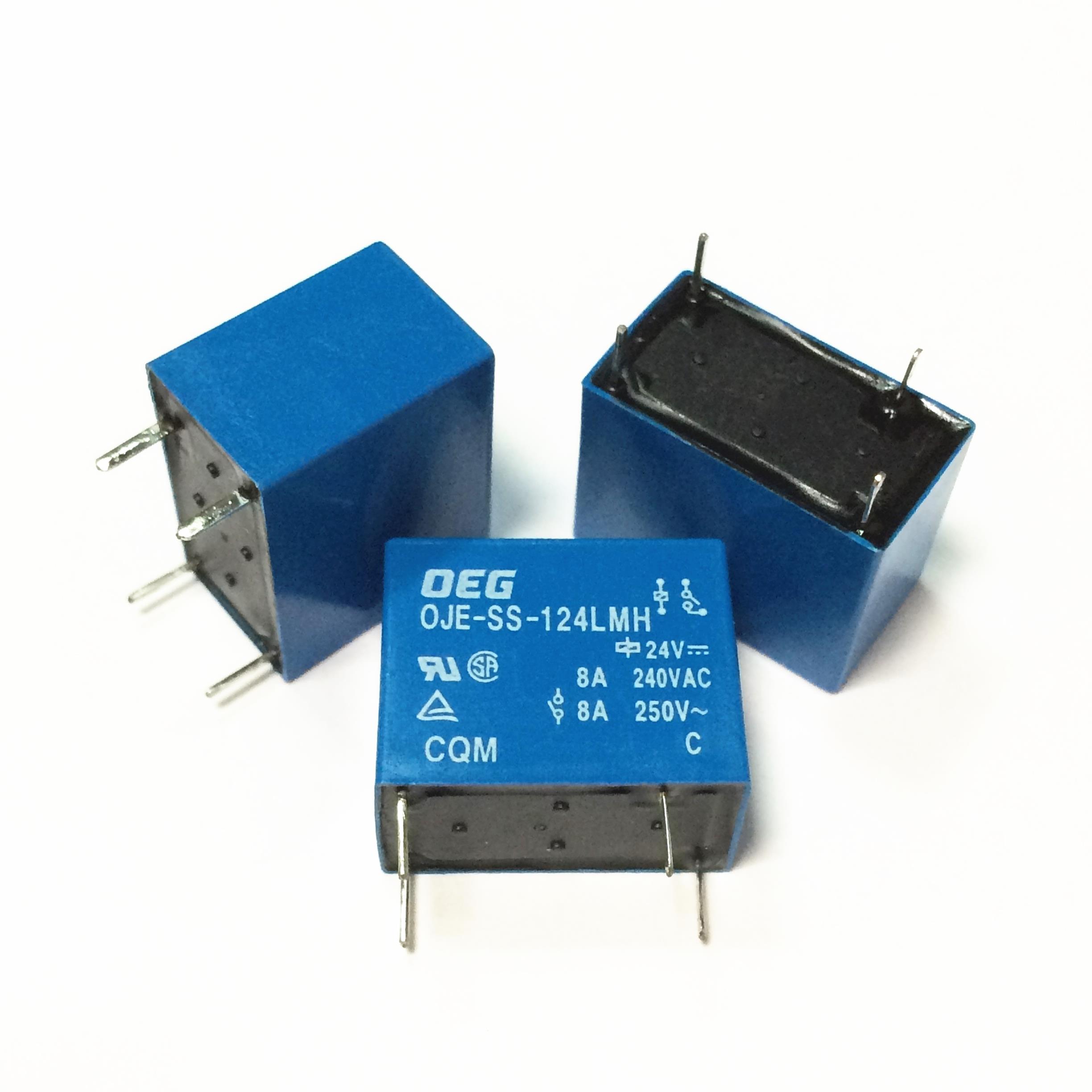 泰科TE继电器OJE-SS-105 112 124DM LM LMH HM 3A5A8A10A 4脚 OEG - 图0