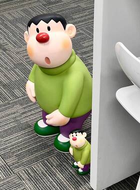 【家居好物】胖虎摆件高级感小众入户玄关创意装饰品客厅摆件