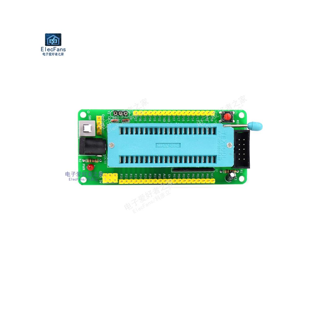 （成品）51单片机小系统开发板Stc89C52 At89S52 40P紧锁基础模块 - 图1