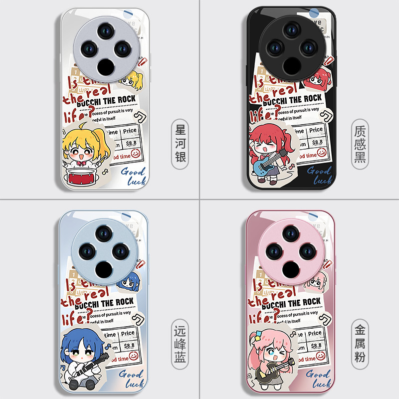 孤独摇滚适用OPPOFindX7手机壳FindX8pro系列新款ultra保护套Find挂链oppox5新款findx6全包玻璃x3外壳oppo - 图2