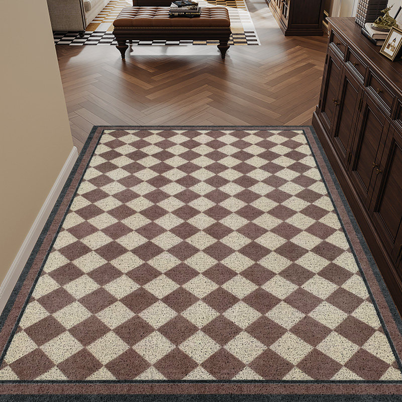 现货速发丝圈入户门地垫美式大门口除尘脚垫门垫玄关进门地毯可裁,淘宝优惠券,粉丝福利购,淘宝优惠卷