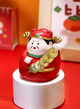 速发五路节神爷情绪解压小摆件福气家居办公财位桌面店铺工日礼物