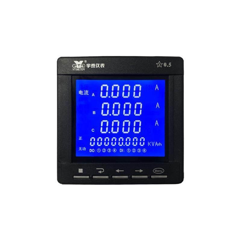 智能三相液晶多功能电力仪表电流电压频率有功无功功率计量96 lcd - 图3