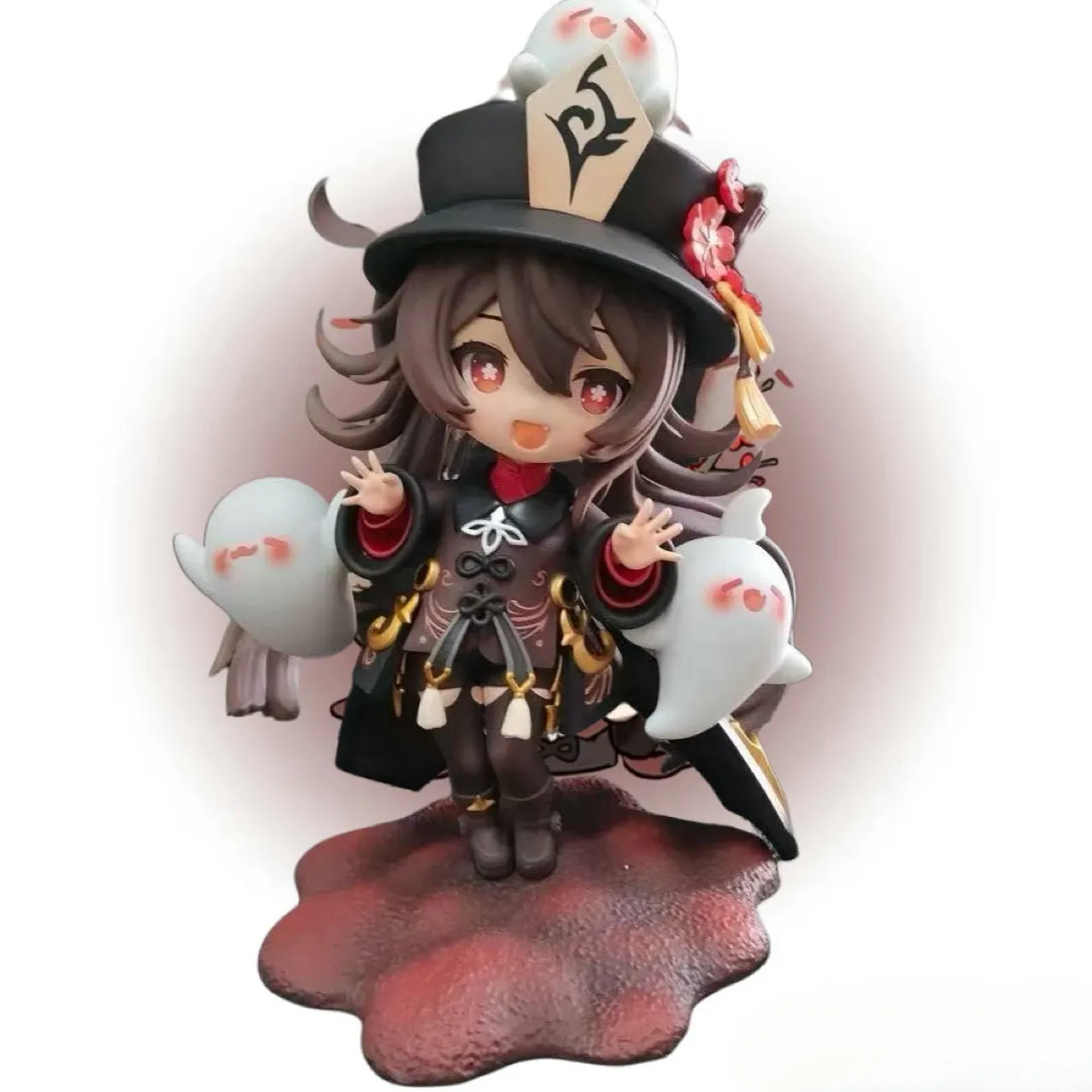 Q version hand-figure Little Walnut Genshin Impact exquisite face carving model two-dimensional ornaments game peripheral toy chassis cute