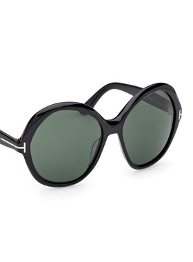 TOM FORD汤姆.福特墨镜男女时尚百搭圆形遮阳防晒太阳眼镜 1282