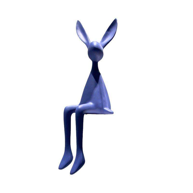 创意网红卡通坐姿长耳兔子摆件客厅电视柜酒店前台桌面玄关装饰品,淘宝优惠券,粉丝福利购,淘宝优惠卷