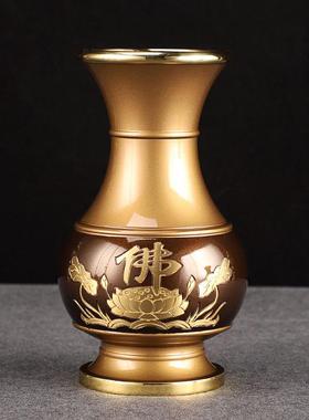 纯铜仿古家用全套供佛套装供佛用品佛具套装香炉供水杯灯佛前摆件