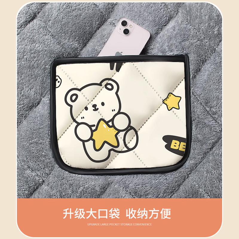 绿源挡风被电动车冬季加绒加厚电瓶车摩托车通用女防寒保暖防风罩
