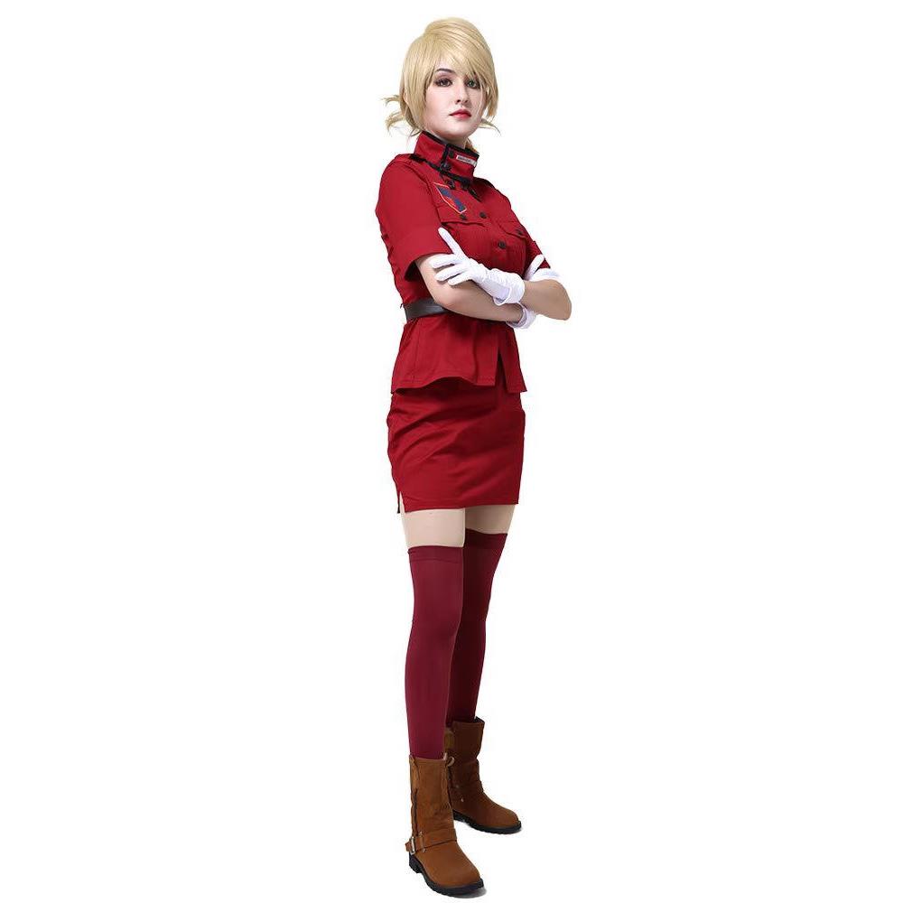 万圣节地狱之歌皇家国教骑士团Seras塞拉斯cos服女恶魔制服套装 - 图3