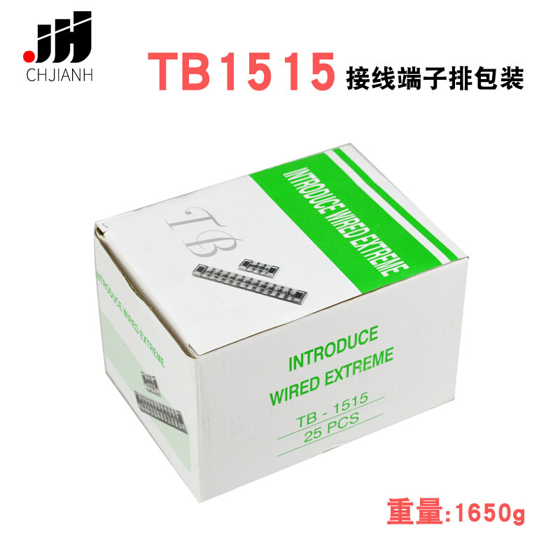 TB1515固定接线板连接器600V15A15位TB-15152接线端子排25条一盒