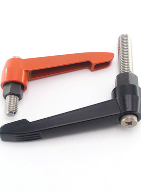 304L型可调位紧定手柄不锈钢7字型可旋转调节把手锁紧螺丝M10-M16