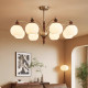NVC lighting living room chandelier Song Dynasty aesthetic new French restaurant antique style lamps whole house package lighting
