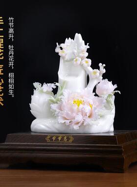 现货节节高非遗手工陶瓷摆件办公室I开业乔迁升职礼物商务礼品
