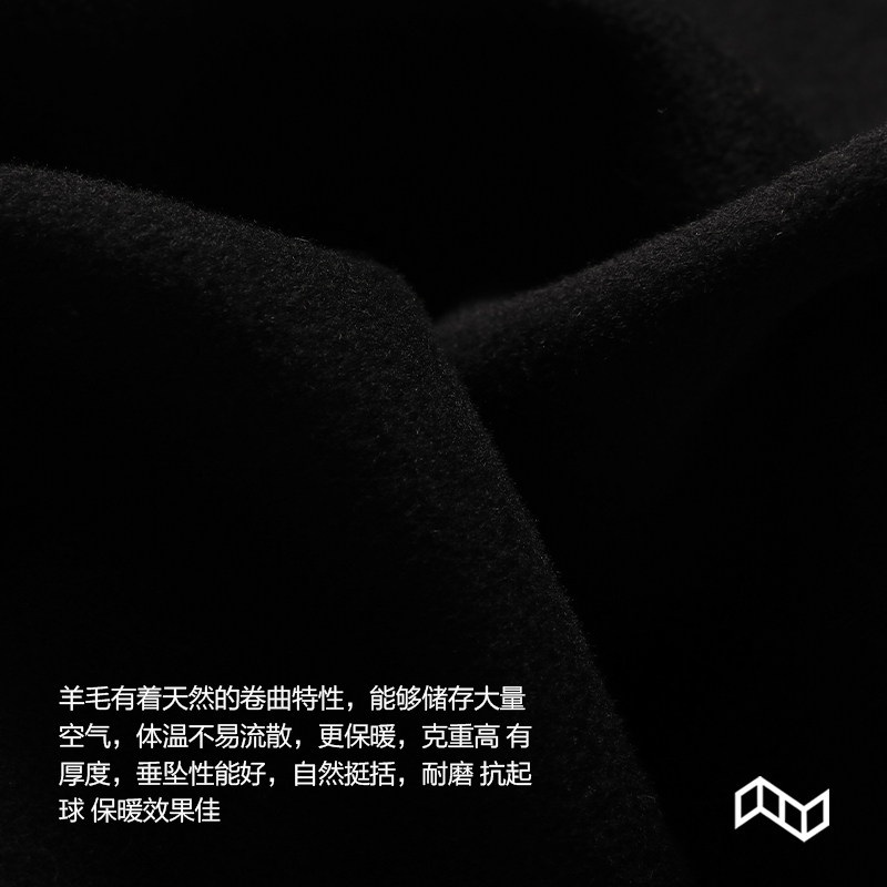 Mind Bridge双面羊毛呢子大衣男中长款冬双排扣外套加厚韩版风衣,淘宝优惠券,粉丝福利购,淘宝优惠卷