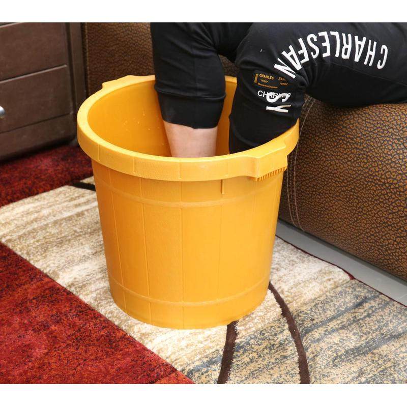 加高加厚牛筋足浴桶塑料足浴盆桶沐足桶耐摔膝盖手提保温桶洗脚盆,淘宝优惠券,粉丝福利购,淘宝优惠卷