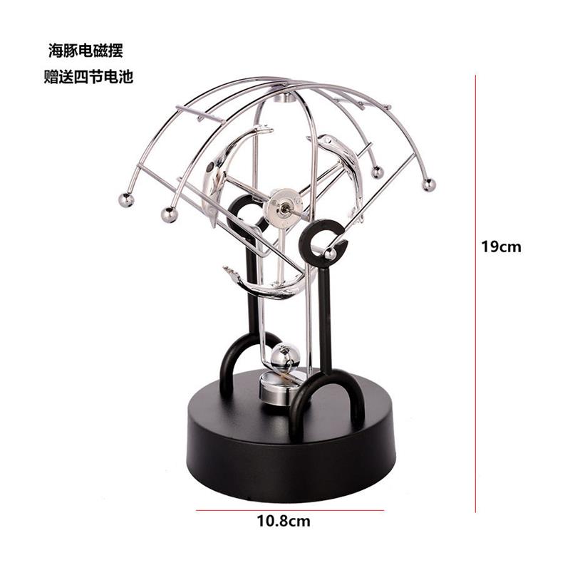 直供创意牛顿摆球办公桌办公室家居撞球弹力碰碰球物理能量守恒计 - 图3