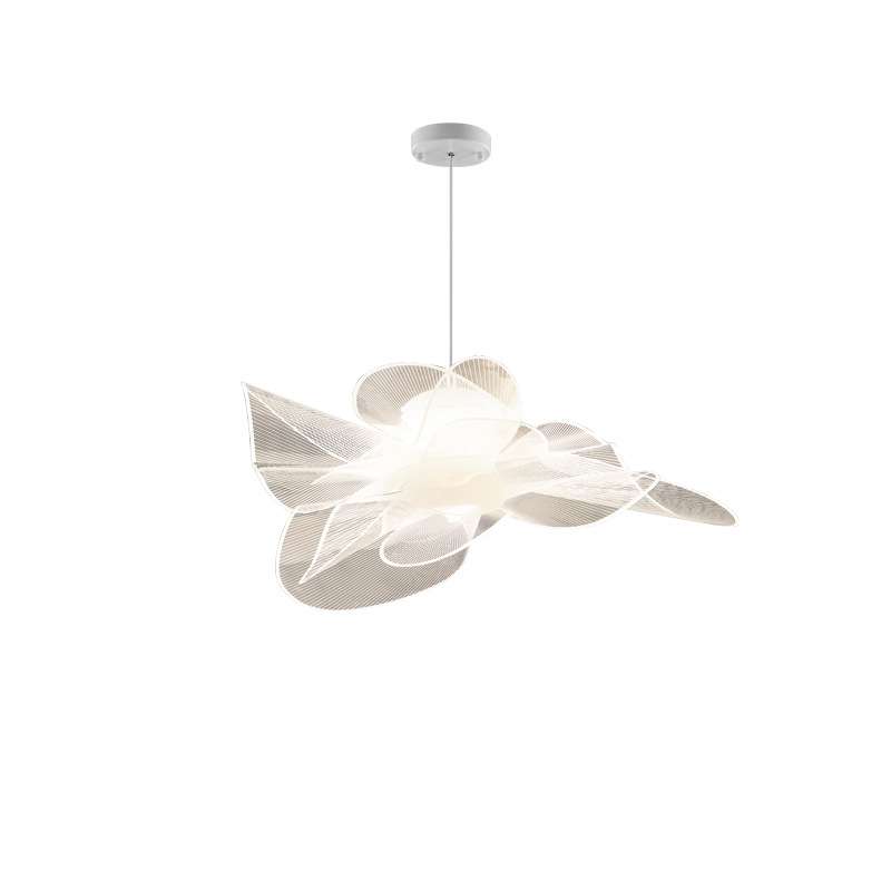 大观园卧室吊灯现代简约主卧灯具组合花瓣儿童房间灯奶油风餐厅灯 - 图2