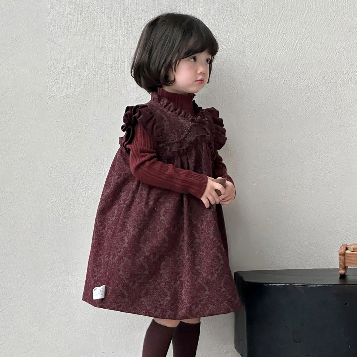 女童连衣裙秋季新款25年小女孩时髦可爱百搭背心裙儿童裙子秋冬款,淘宝优惠券,粉丝福利购,淘宝优惠卷