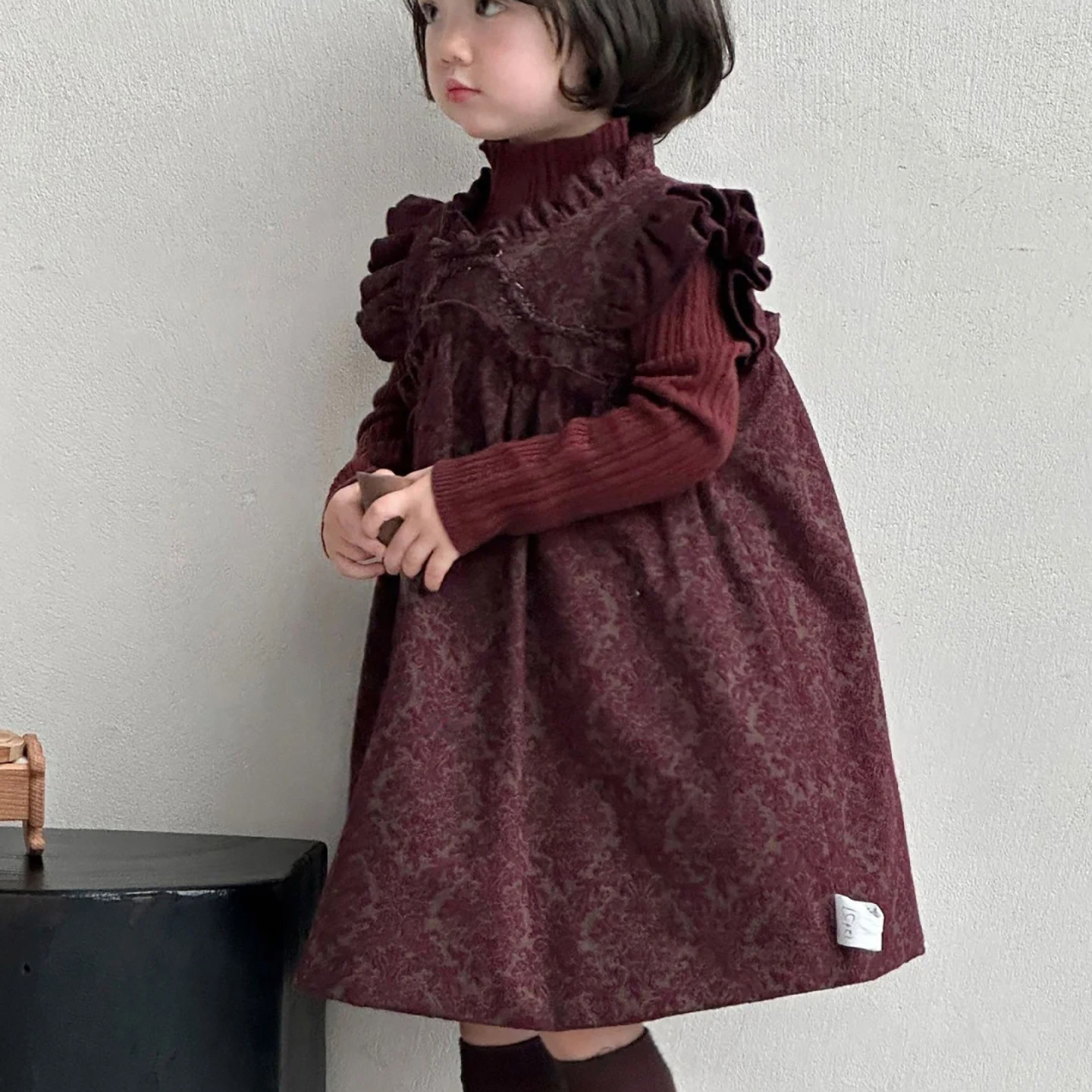 女童连衣裙秋季新款25年小女孩时髦可爱百搭背心裙儿童裙子秋冬款,淘宝优惠券,粉丝福利购,淘宝优惠卷