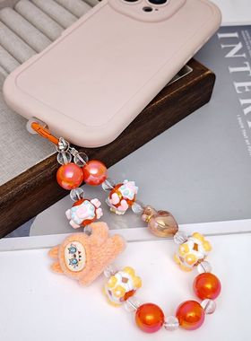 新款原创卡通labubu手机挂链二次元可爱DIY拉布布ins防丢链条学生