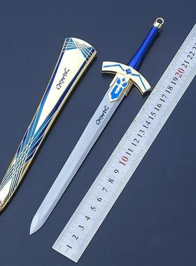 命运胜利之剑黄金剑剑圣佩剑模型25厘米未开刃