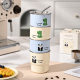 304 stainless steel coffee cup cartoon mug student portable straw water cup high appearance