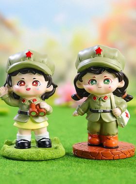 之军魂国庆节人礼品手办国潮日