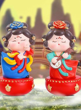 摆件小姐姐朋友送赋不倒翁房间