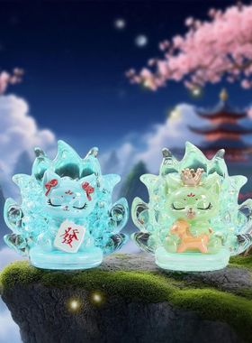 九尾狐国潮卡通热卖第三古风潮