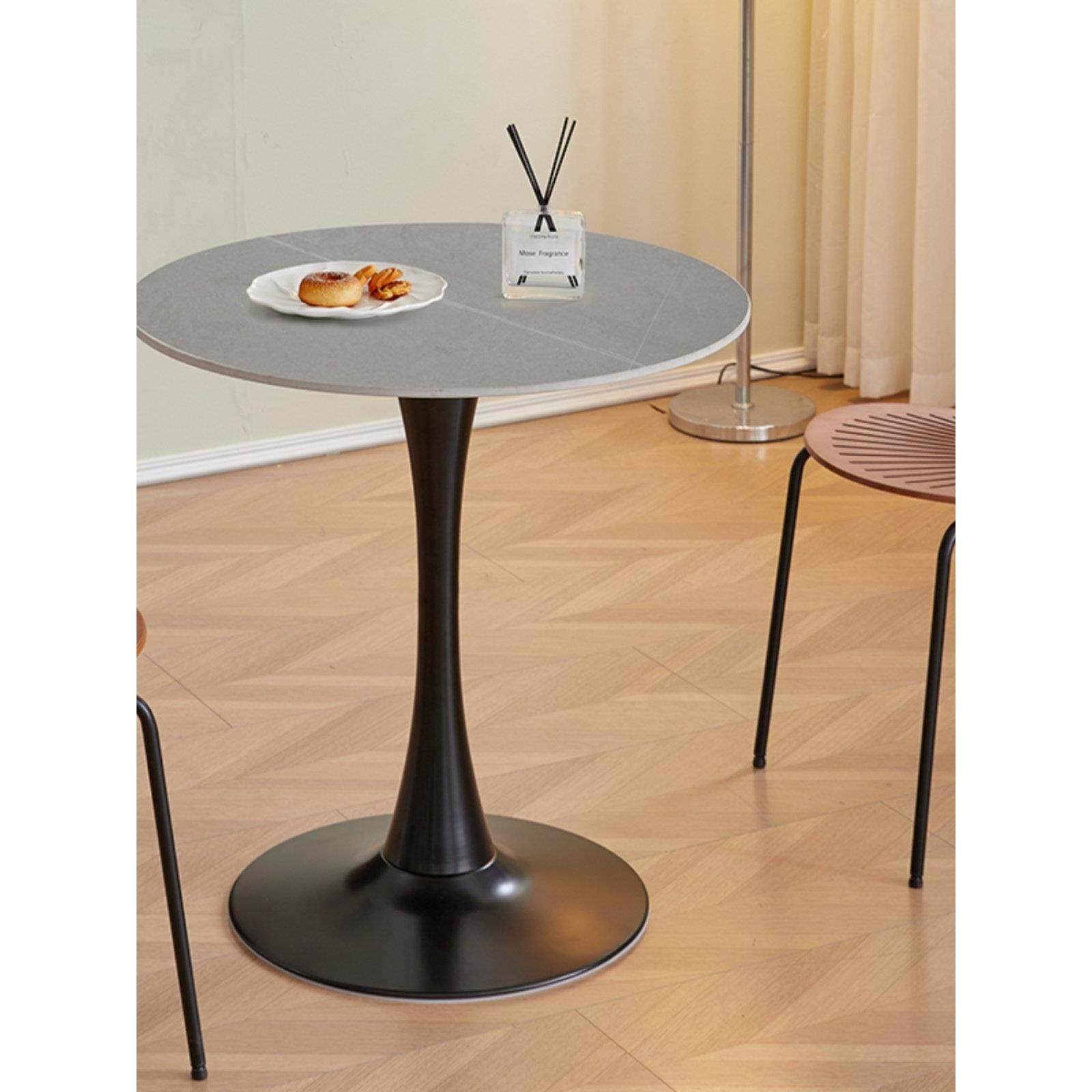 圆形茶几客厅家用郁金香休闲接待洽谈小圆桌简约阳台小茶桌椅组合,淘宝优惠券,粉丝福利购,淘宝优惠卷