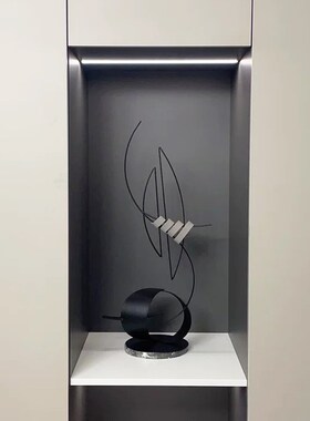 小众高级感客厅电视柜地台玄关细长摆件办公室祝福送礼一帆风顺