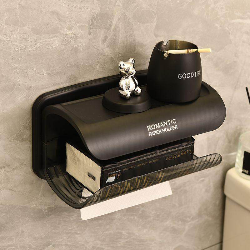 挂壁洗脸巾收纳盒浴室免打孔置物架家用卫生间高档大容量纸巾盒,淘宝优惠券,粉丝福利购,淘宝优惠卷