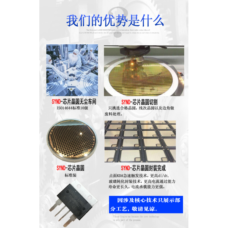 BTA100-1200B双向可控硅管100A BTA60A 80A BTA100-800B原装芯片 - 图3