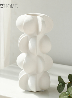 新品北欧现e代简约不规则艺术陶瓷花瓶摆件客厅干花插花样板房装