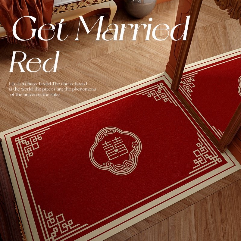 极速新款结婚入户门地垫进门地毯喜庆门垫红色门S口脚垫双喜字婚,淘宝优惠券,粉丝福利购,淘宝优惠卷