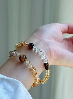 【日富一日】才才抱富裂纹 双圈新中式国风手串 3613