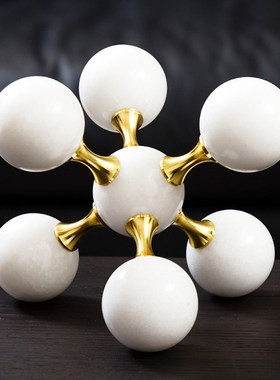 速发轻奢几何摆件高档客品礼饰电视柜玄关酒柜工艺品家居装厅品