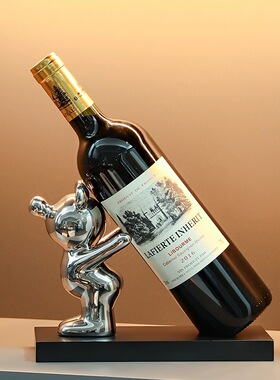 速发创意高酒客厅红档架摆件酒柜装饰品家居玄关视桌电餐柜熊摆设