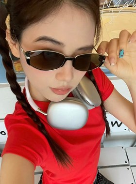 速发茶色墨紫款新0252款高级感方圆脸复古近视偏光防镜外线太