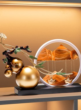 速发柿柿如意葫画财沙芦摆件客厅招流进宝办公室装饰乔迁新居开业